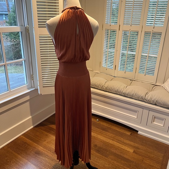 A.L.C. Rust High Low Halter Dress - Picture 2 of 2